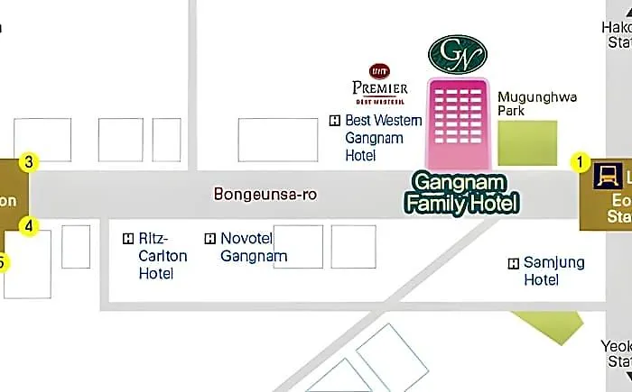 Отель Gangnam Family Сеул